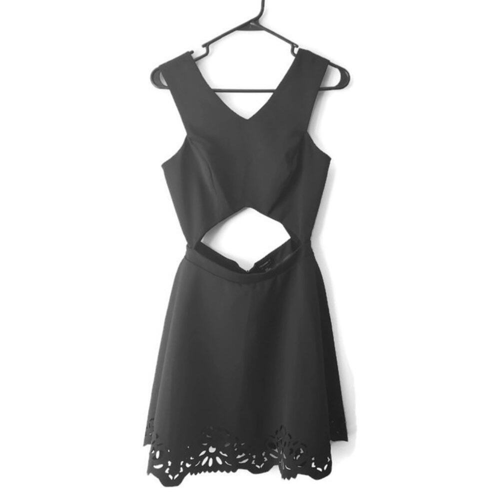 Hommage Los Angeles Women's Black Mini Dress Small